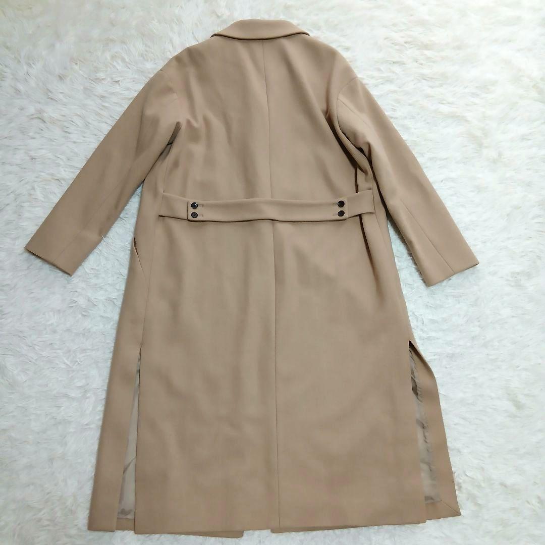 【23区】ソフトコンプレストスムースコート　チェスターコート ベージュ