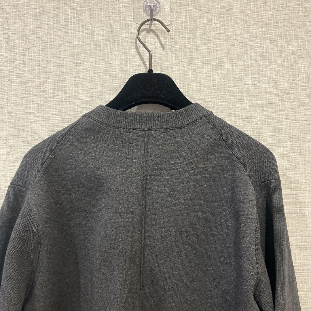 人気美品✨アダムエロペ［サステナブル】BIGボタンニットカーディガン
