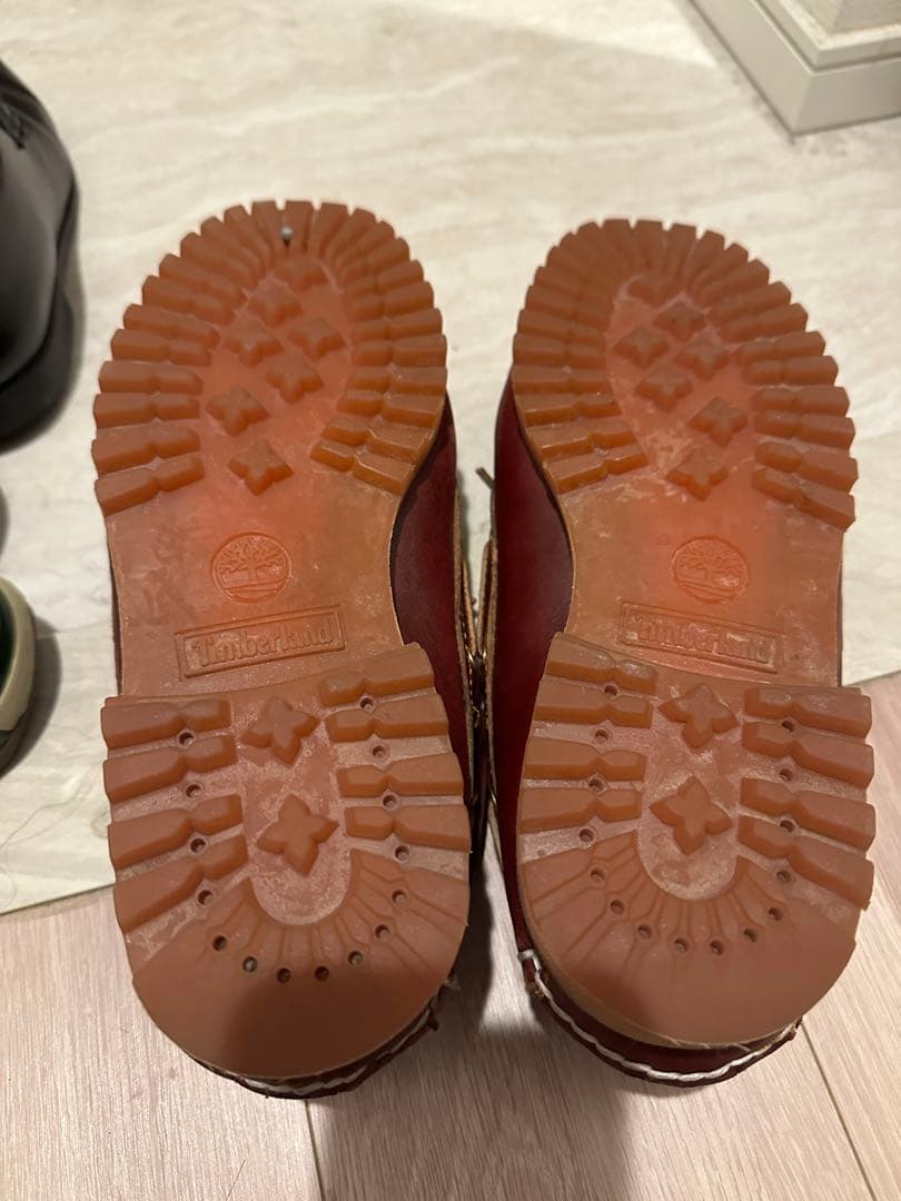 国内正規品 極美品 Timberland 3eye バーガンディ 27cm