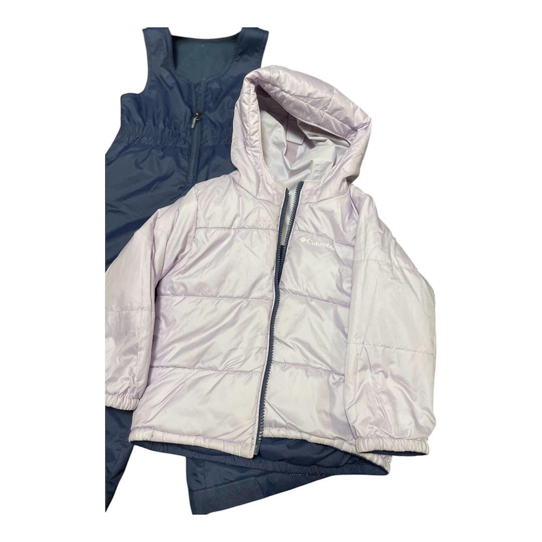 100㎝コロンビアColumbia リバーシブル　スキー　スノボウェア上下セット