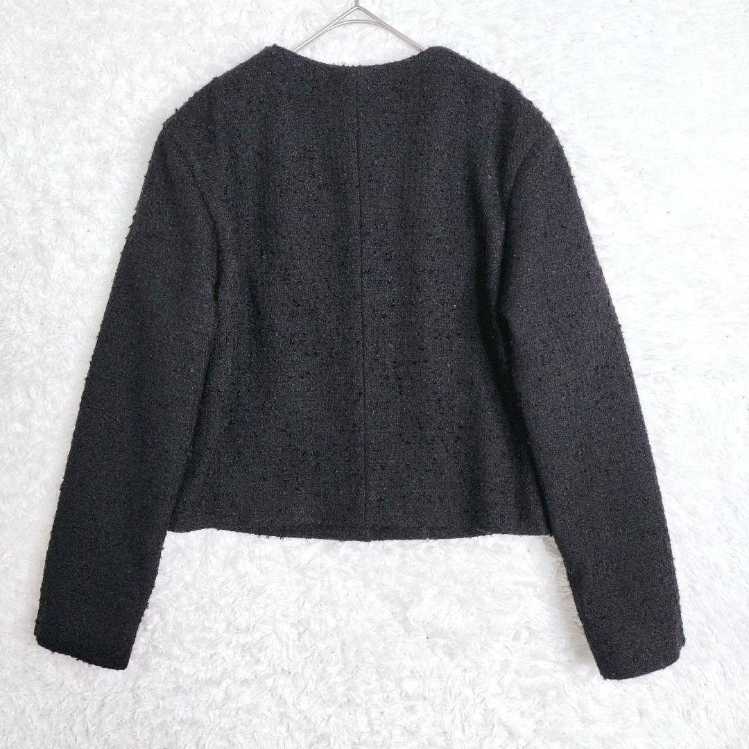 人気完売品✨ドレステリア　現行　ノーカラー　ジャケット　モヘヤ　金ボタン