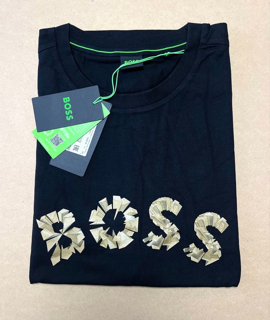 BOSS ブラック Tシャツ Size XXL
