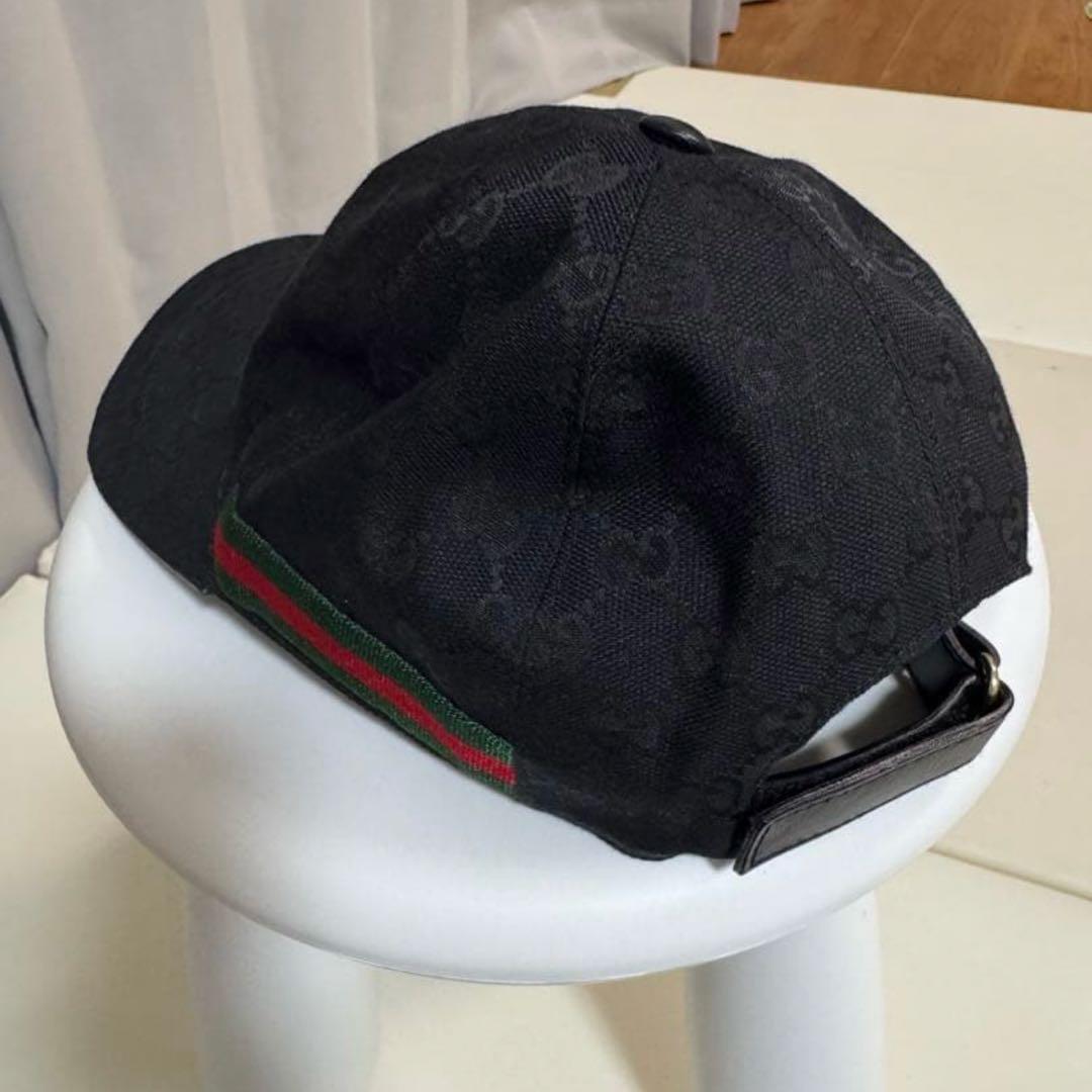 GUCCI キャップ　GGキャンバス　ベースボールキャップ L