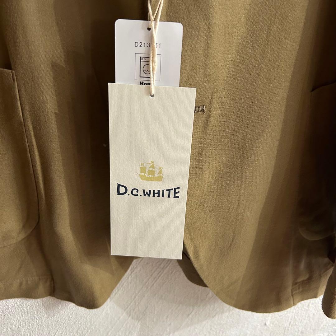 新品 D.C.WHITE アンコンジャケット ベージュ 48