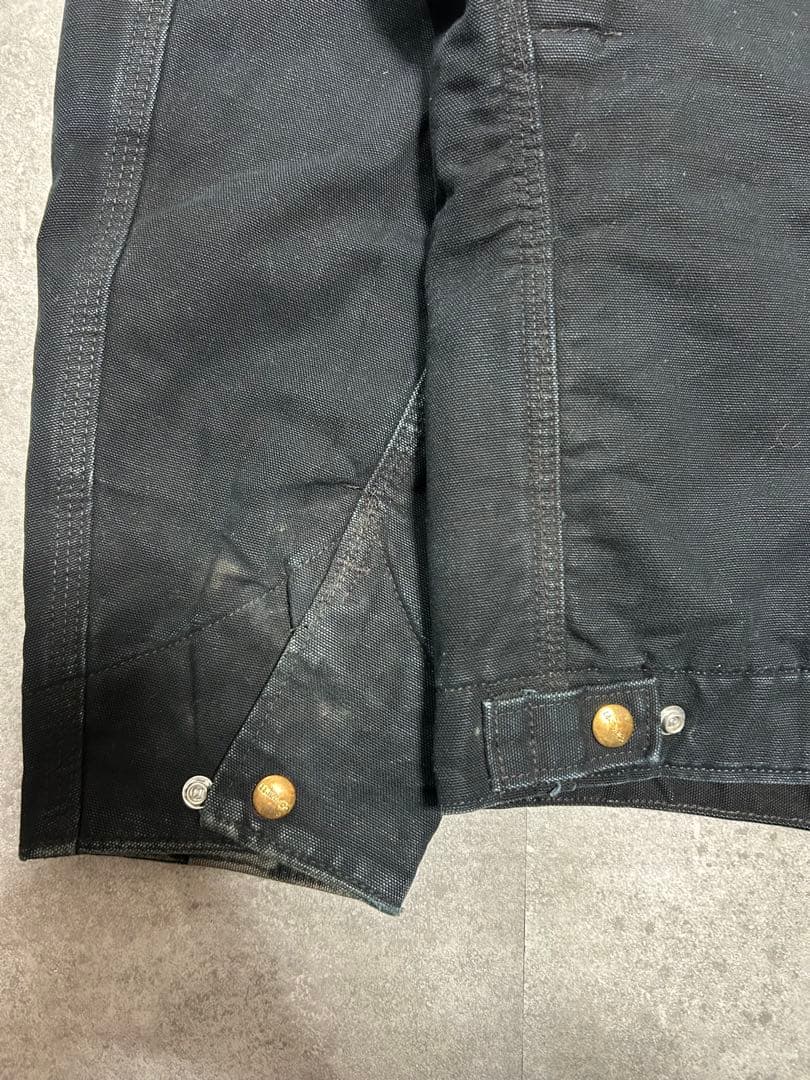Carhartt デトロイトジャケット　ブラック　ブランケット　J001BLK
