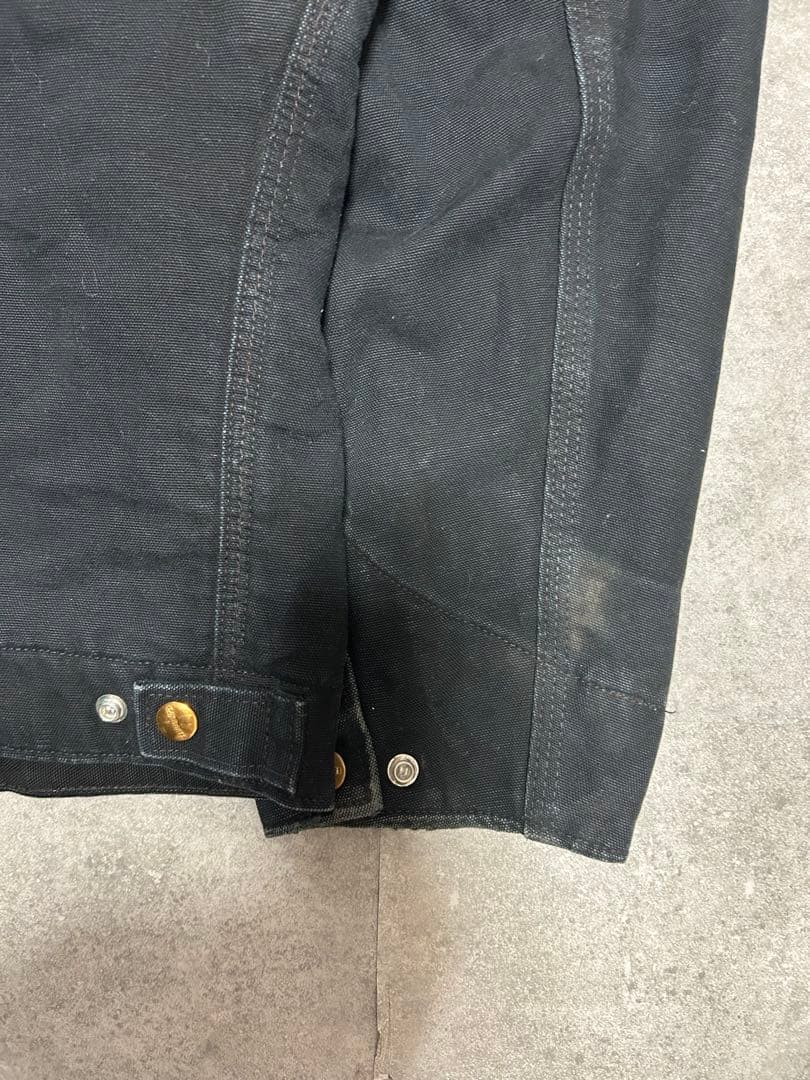 Carhartt デトロイトジャケット　ブラック　ブランケット　J001BLK