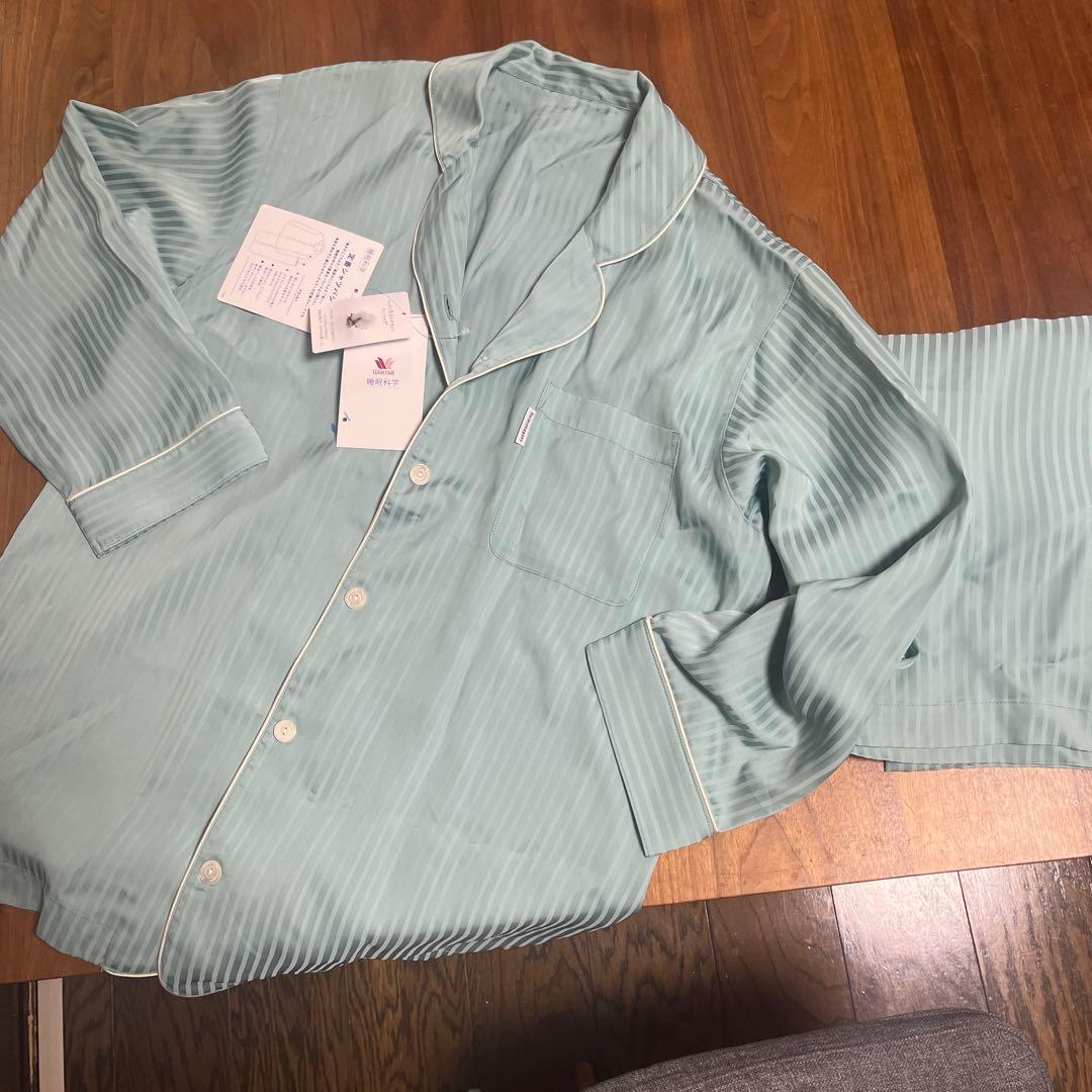 ❣️お値下げ❣️Wacoal ストライプ柄長袖パジャマ