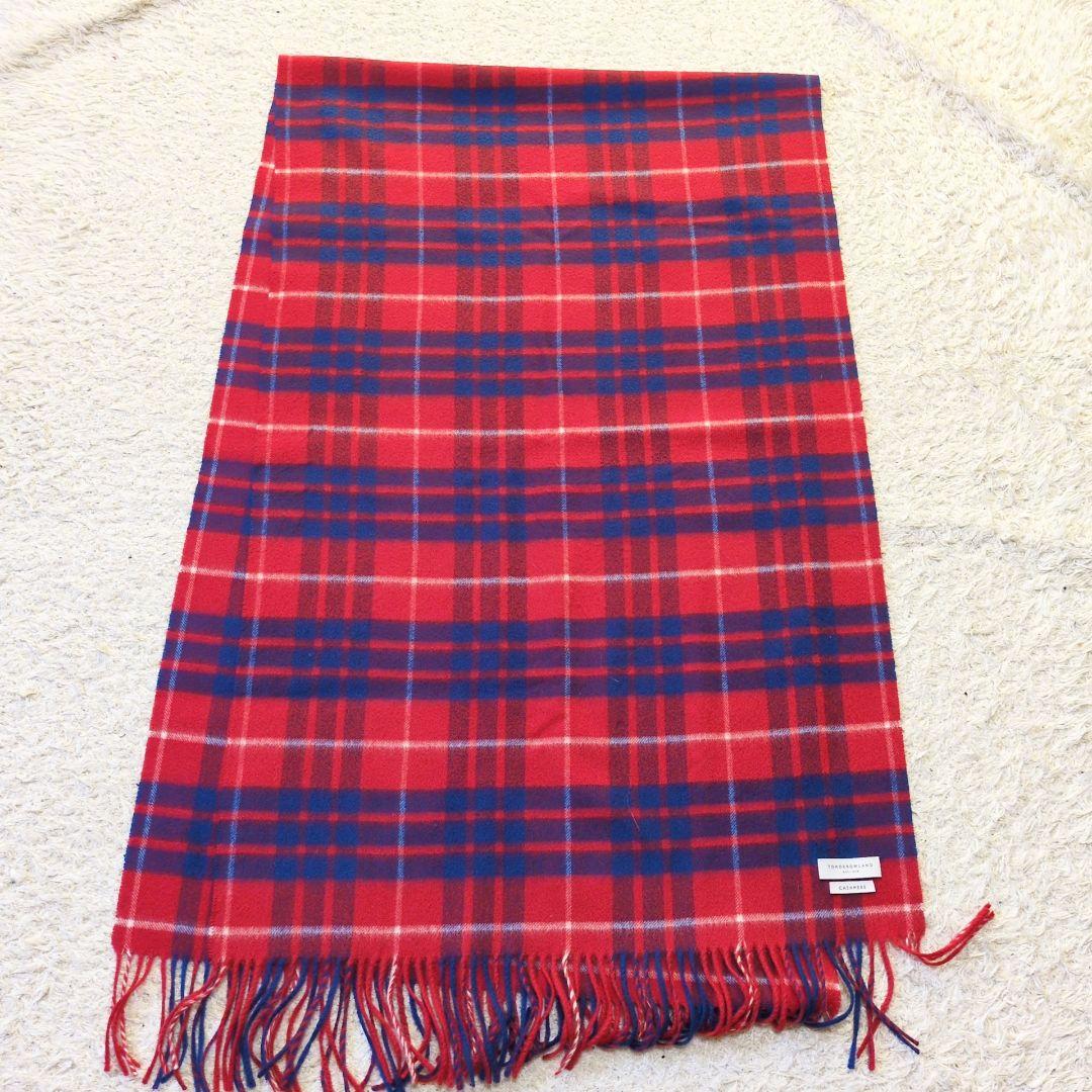 12-37【美品】TOMORROWLANDカシミア大判ストール　マフラー