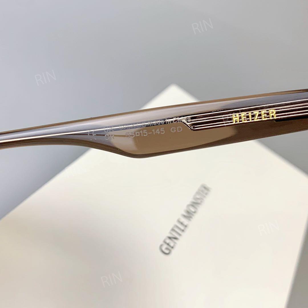 GENTLE MONSTER ブラウンキャットアイサングラス HEIZER