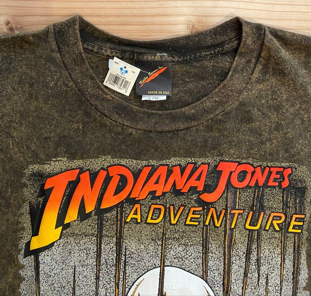 ヴィンテージ品　アメリカ製　インディアナ・ジョーンズ Tシャツ　ディズニー古着