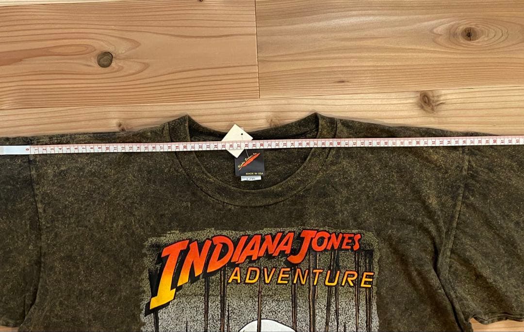 ヴィンテージ品　アメリカ製　インディアナ・ジョーンズ Tシャツ　ディズニー古着