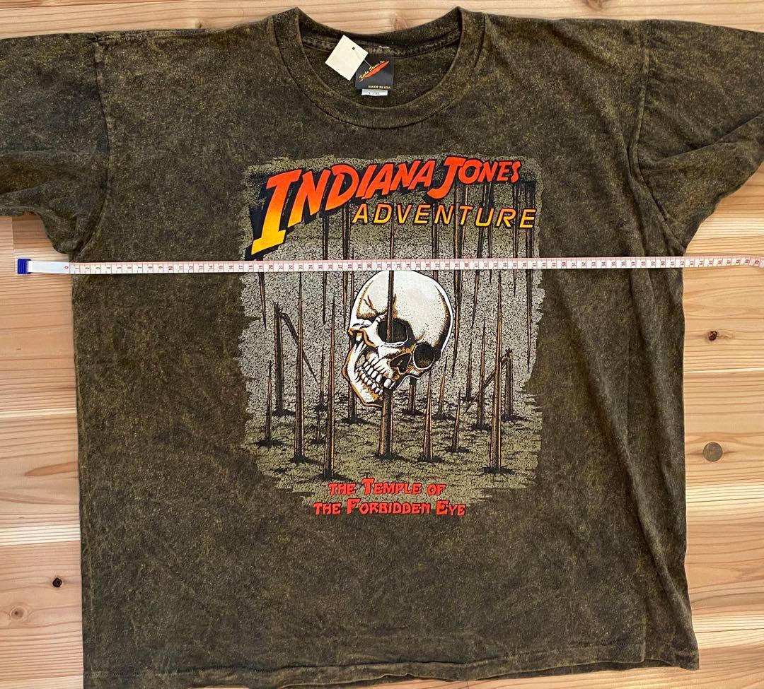 ヴィンテージ品　アメリカ製　インディアナ・ジョーンズ Tシャツ　ディズニー古着