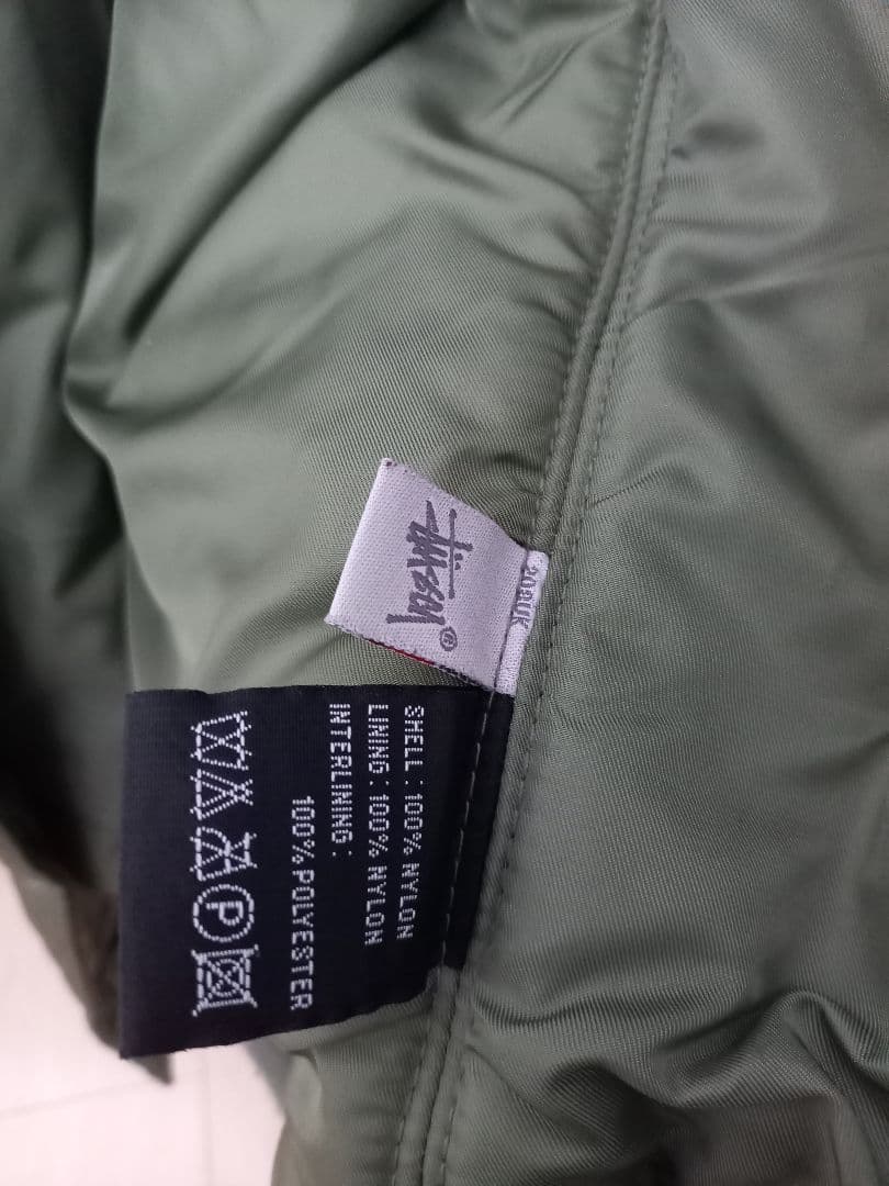 STUSSY ALPHA FRAGMENT MA-1 25周年モデル