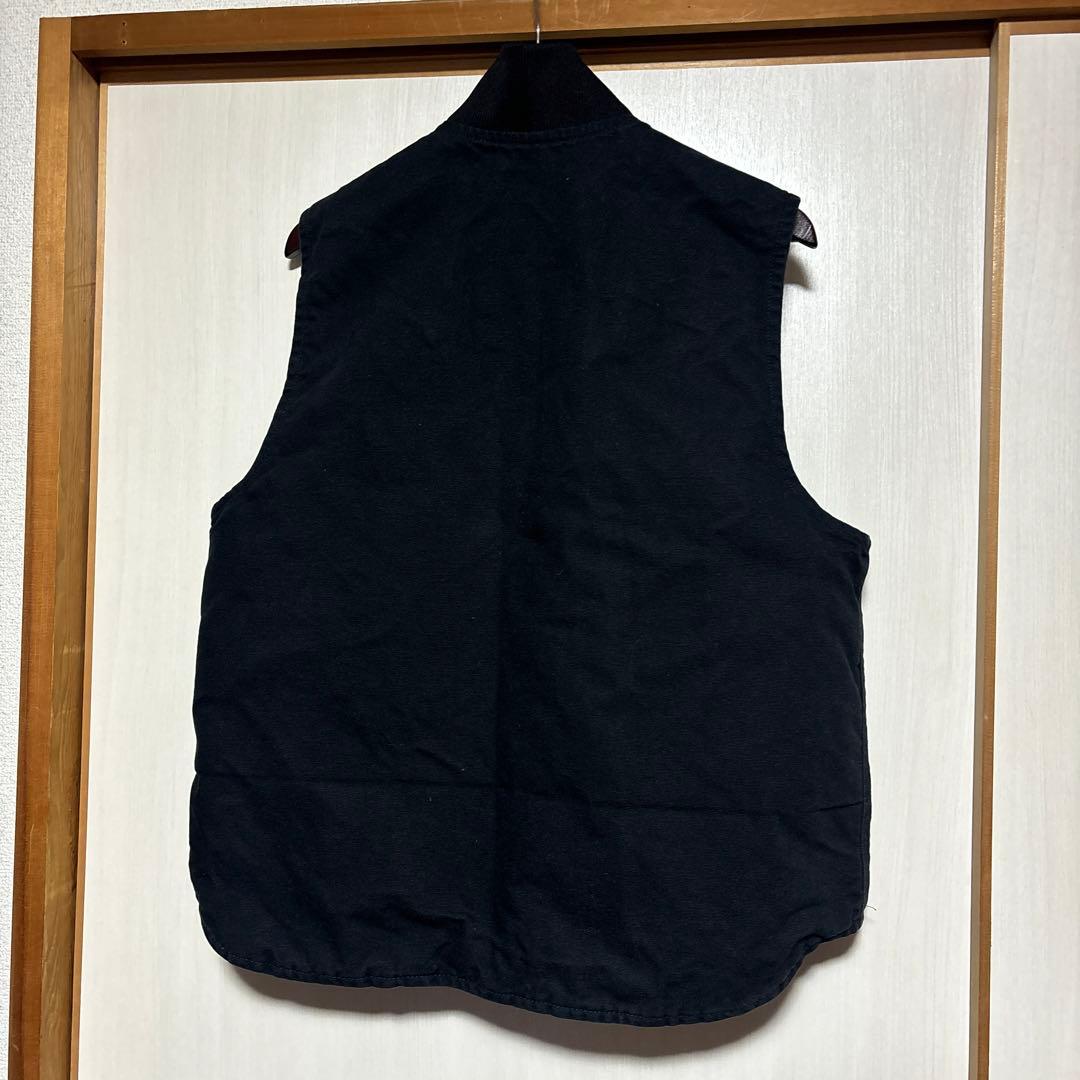 00s Carhartt ダッグベスト　ブラック　v-01