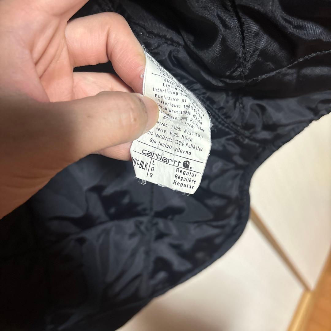 00s Carhartt ダッグベスト　ブラック　v-01
