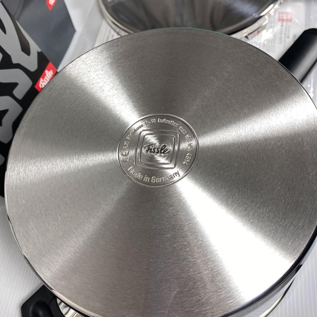 【新品未使用セット】フィスラー 圧力鍋 4.5l ビタクイック & 蒸し調理器