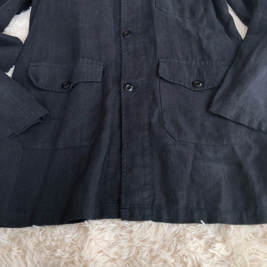 GARMENT REPRODUCTION OF WORKERSリネンジャケット紺