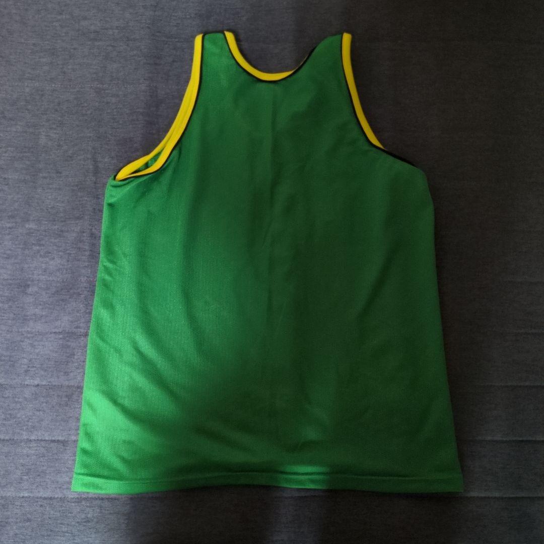 70s 80s adidas タンクトップ　グリーン　トレフォイル USA製