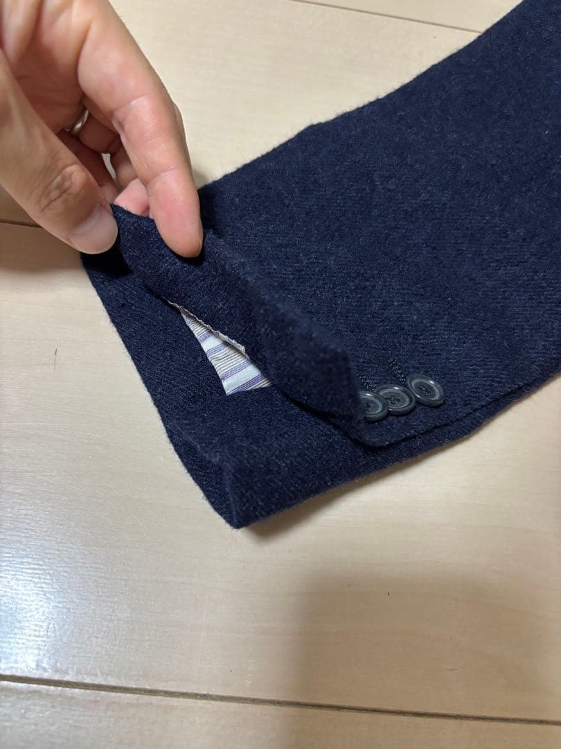 UNITED ARROWS SOVEREIGN ウールジャケット（ネイビー）