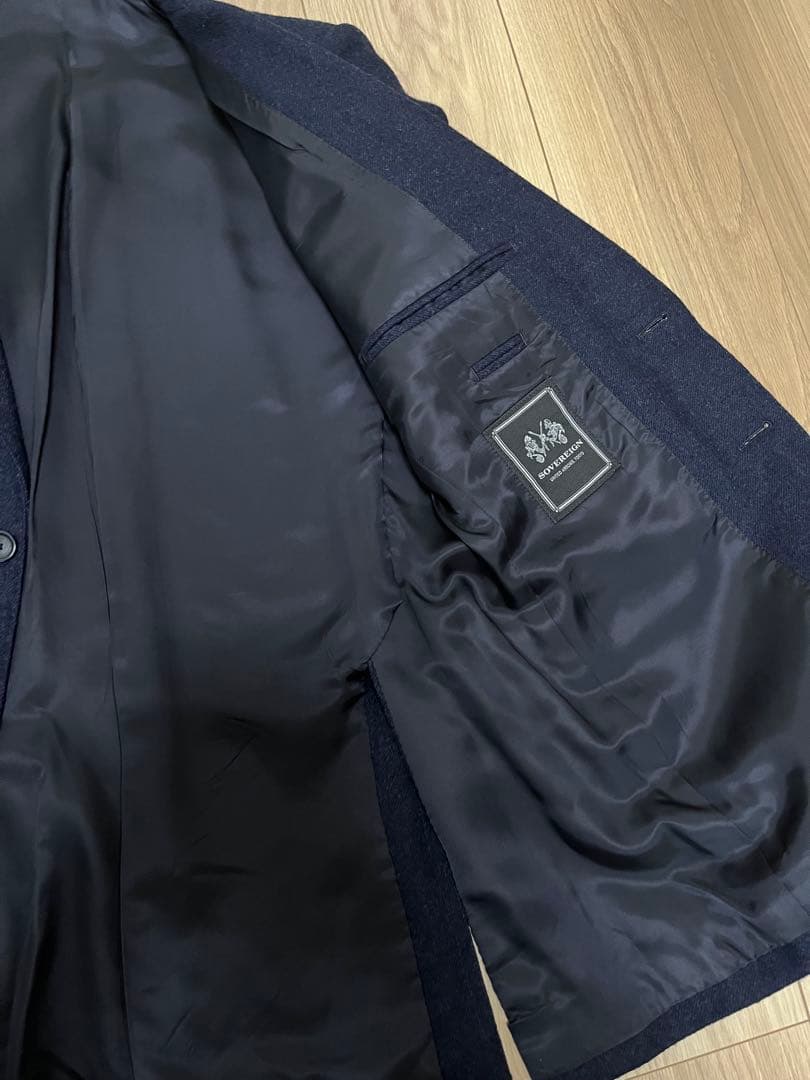 UNITED ARROWS SOVEREIGN ウールジャケット（ネイビー）