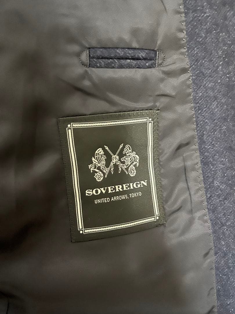 UNITED ARROWS SOVEREIGN ウールジャケット（ネイビー）