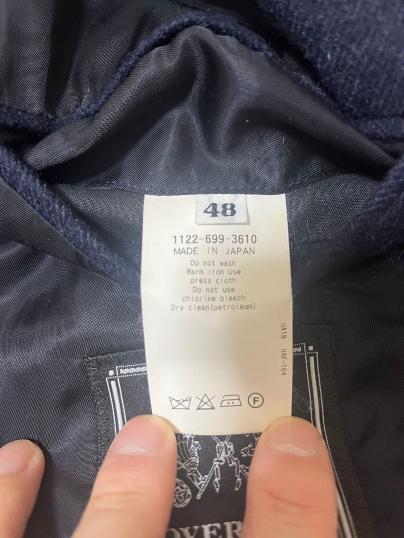 UNITED ARROWS SOVEREIGN ウールジャケット（ネイビー）