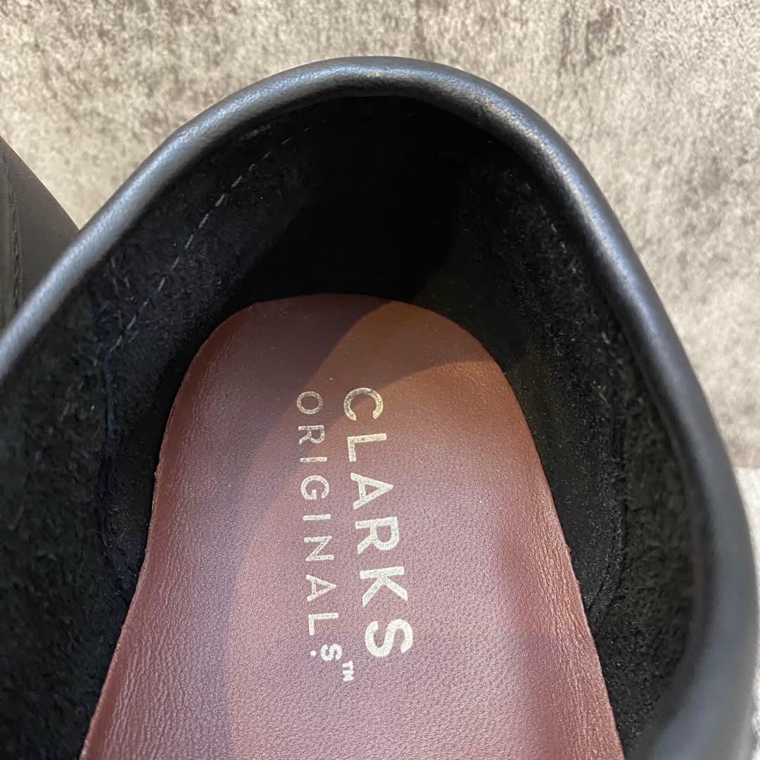 ✨美品✨クラークス CLARKS ワラビー【27】オールレザー ブラック