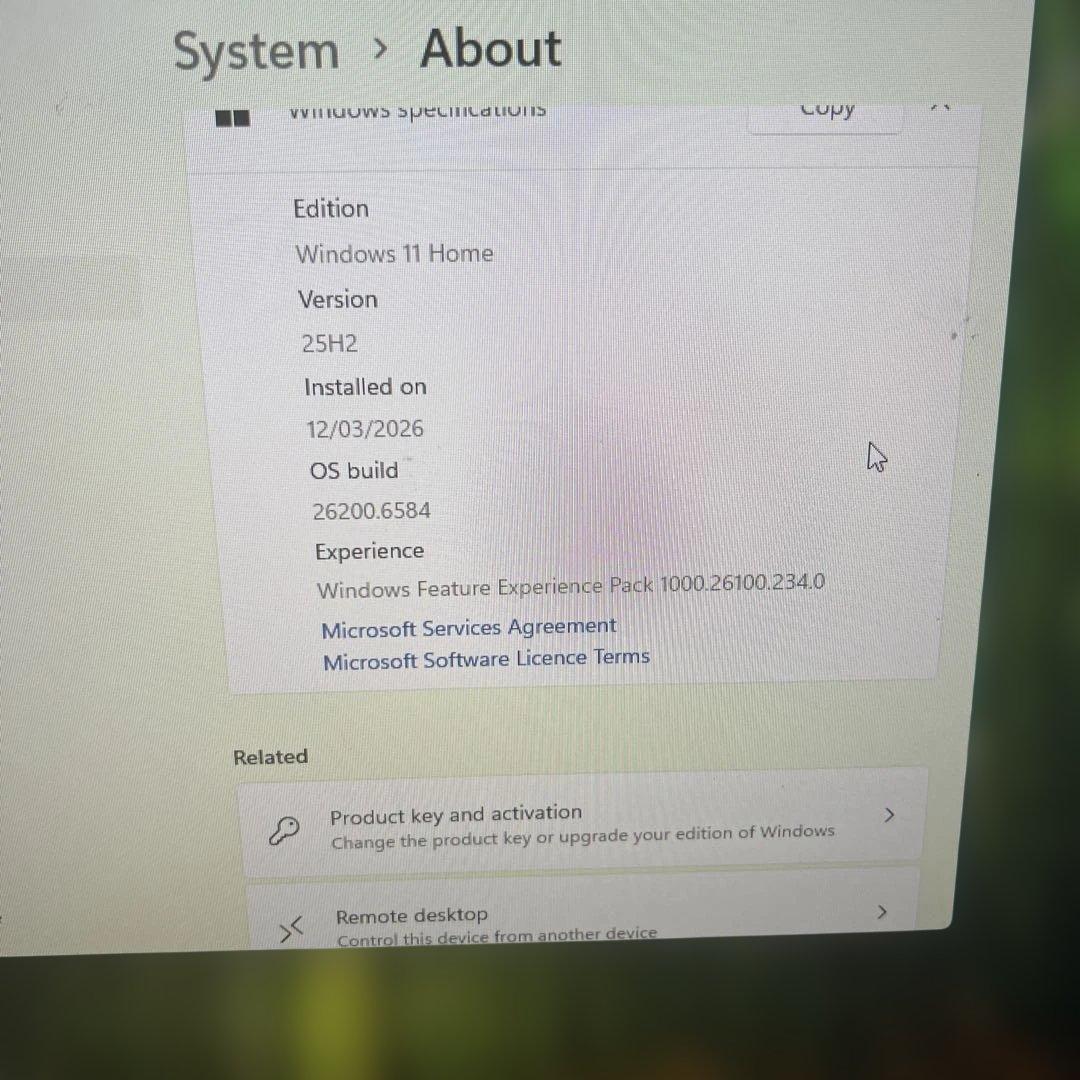 Windowsデスクトップ INTEL NUC5i3RYH core i3-5010U cpu2.10GHz