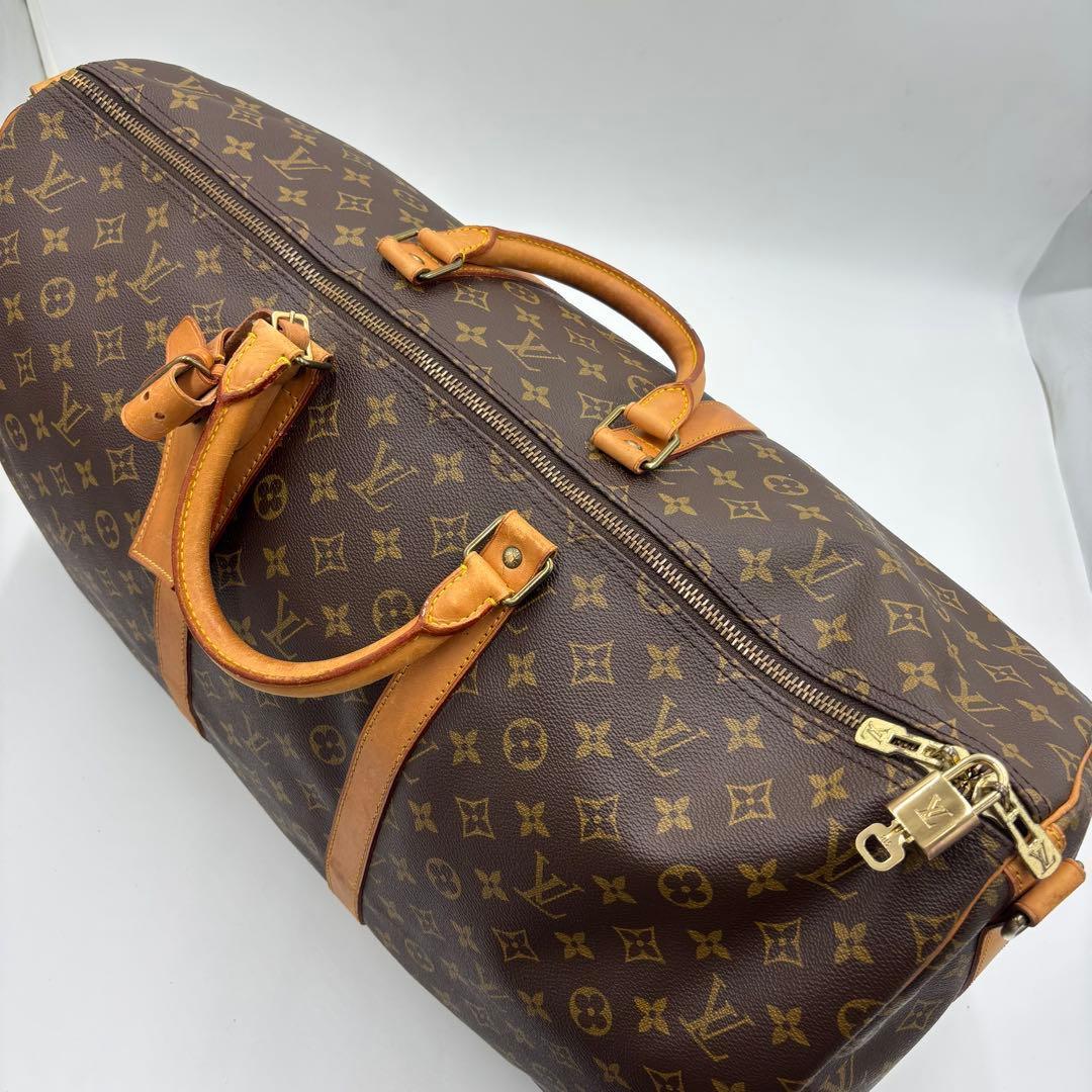 ルイヴィトン モノグラム キーポル55バンドリエール ボストンバッグM41414