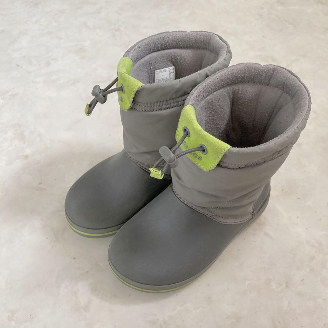 美品！クロックス　スノーブーツ　モンベル2点セット