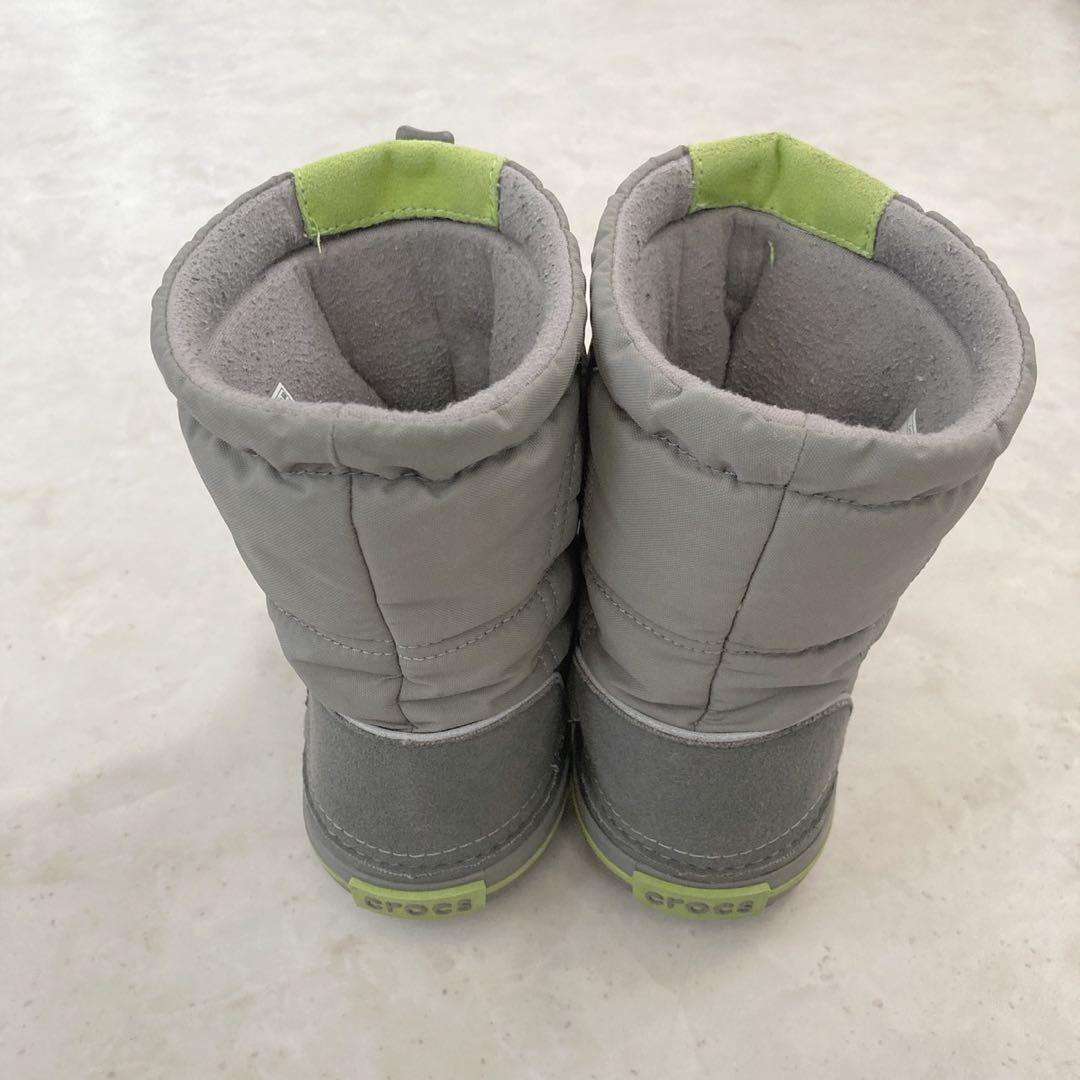 美品！クロックス　スノーブーツ　モンベル2点セット