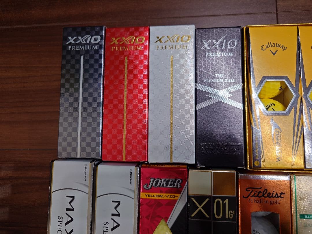 新品未使用　ゴルフボールまとめ　14スリーブ（42球）