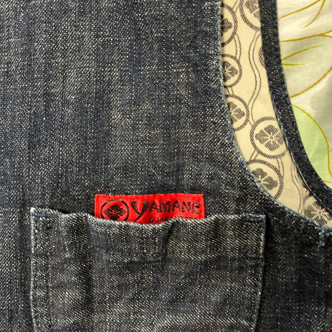 EVISU YAMANE ダークデニム ノースリーブベスト