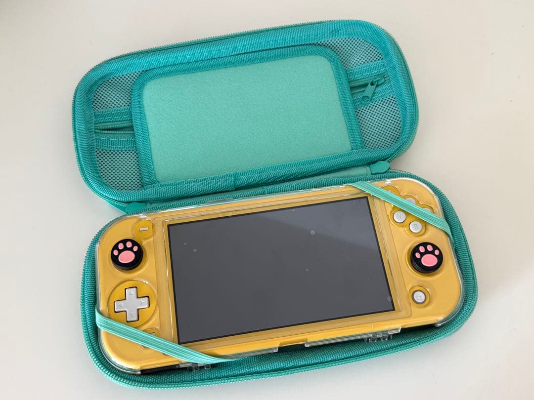 Nintendo Switch Lite イエロー 本体 ケース付 美品