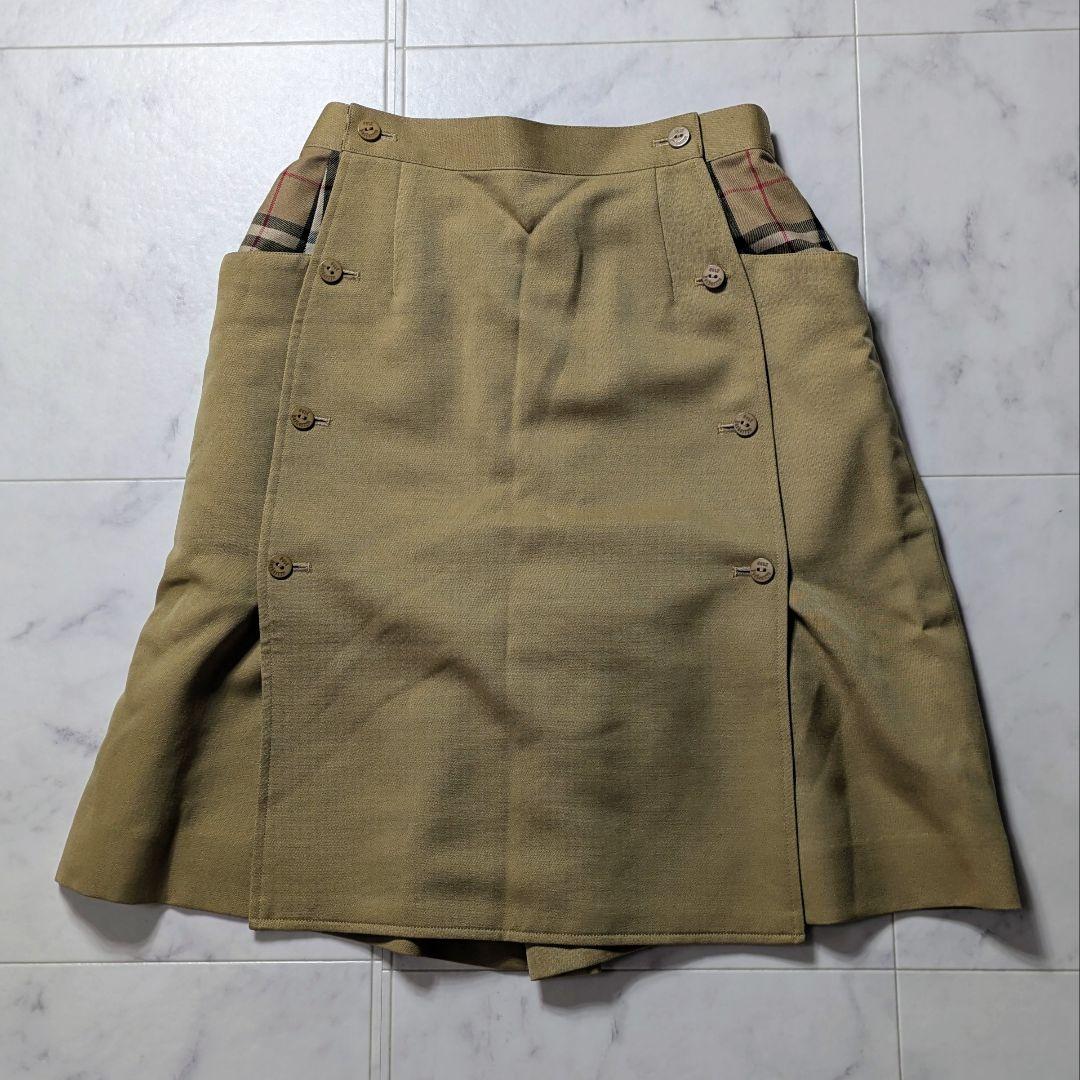 【美品】バーバリー キュロット ノバチェック リバーシブル M