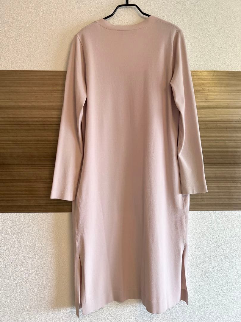 美品 ESTNATION エストネーション ピンク シンプル ロングカーディガン
