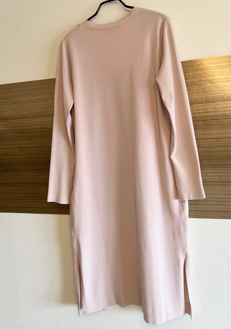 美品 ESTNATION エストネーション ピンク シンプル ロングカーディガン