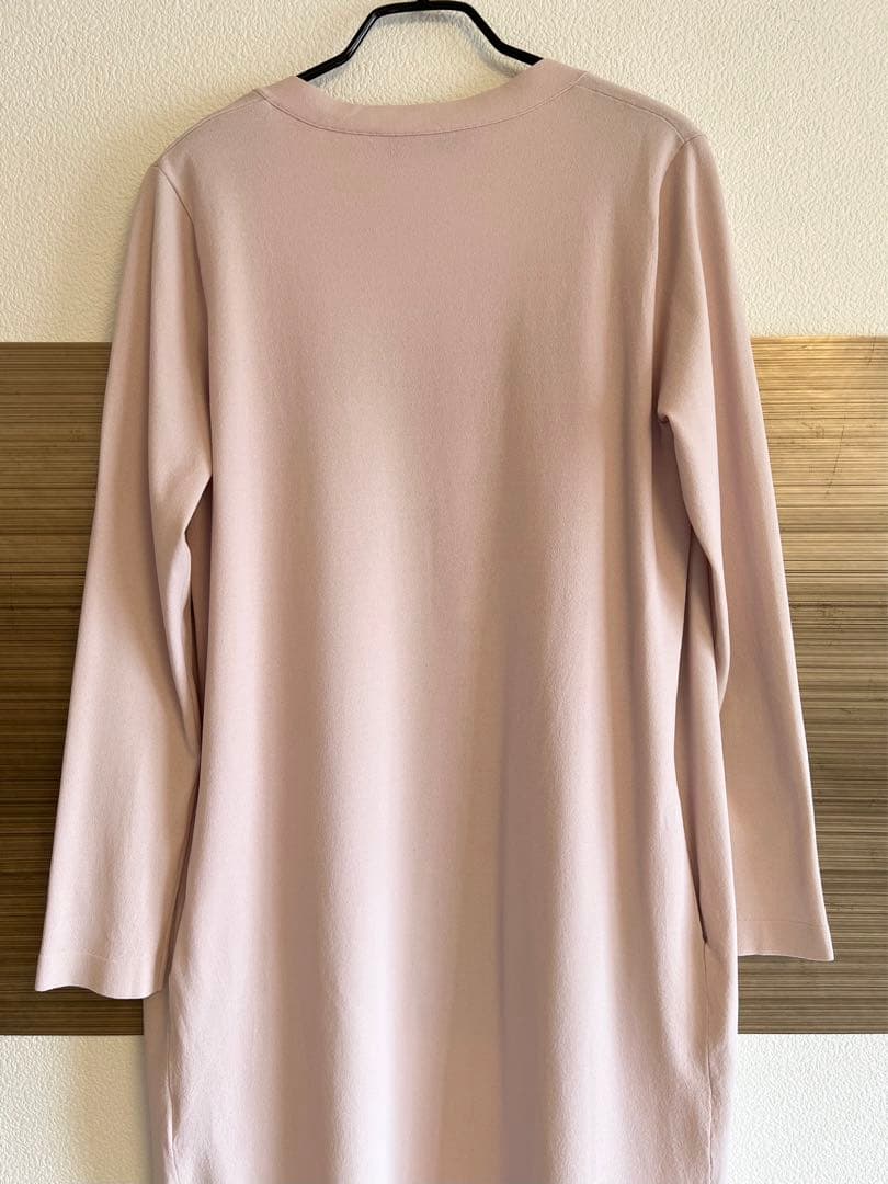 美品 ESTNATION エストネーション ピンク シンプル ロングカーディガン