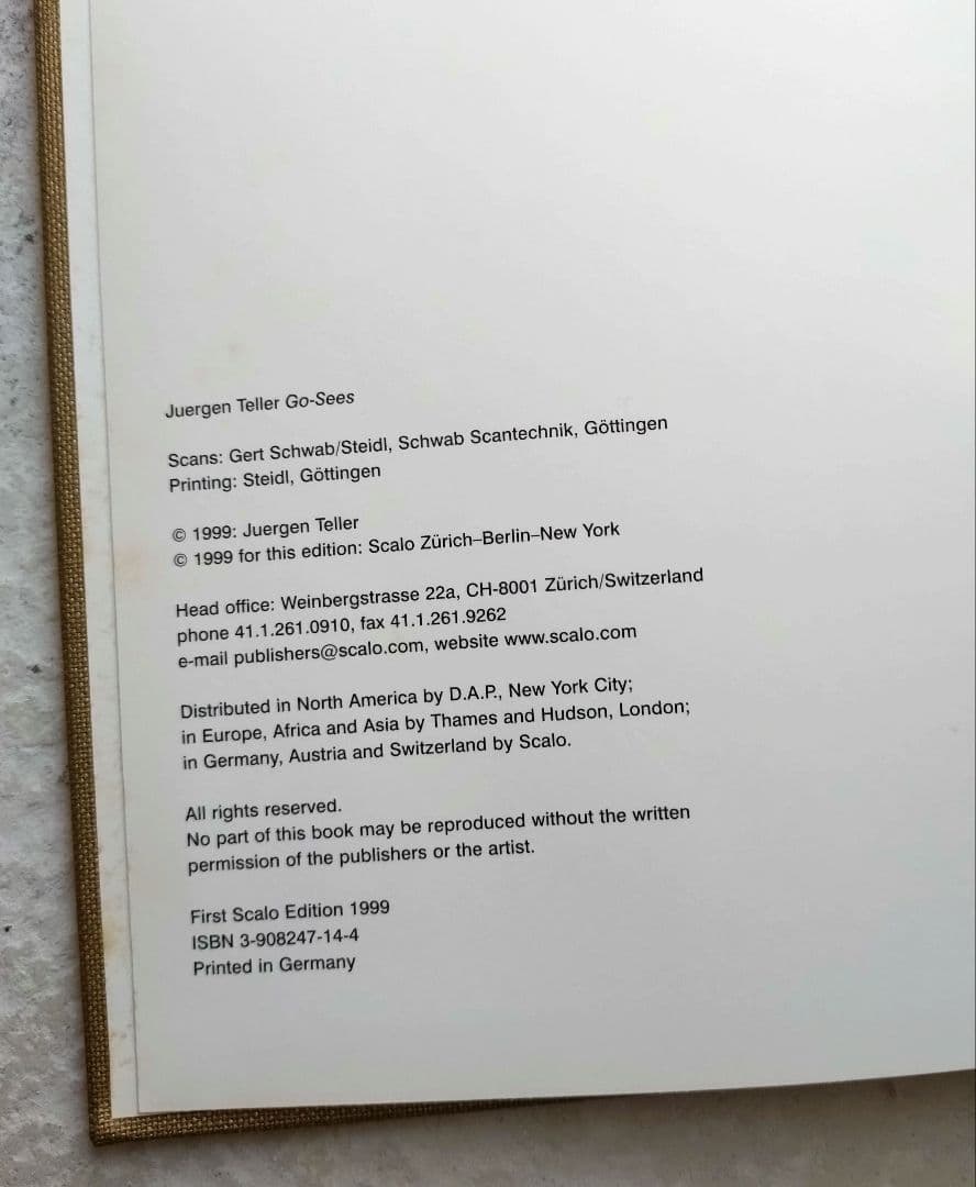 アート・デザイン・音楽 Juergen Teller GO-SEES