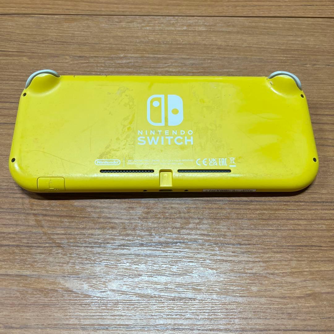 Nintendo Switch Lite イエロー 画面ひび割れあり