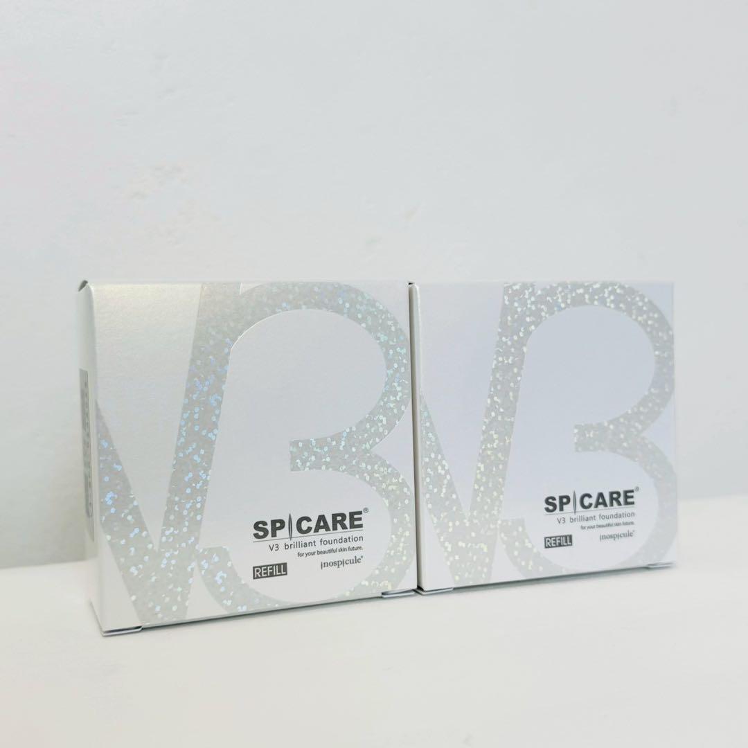 スピケア V3 ブリリアントファンデーション★詰替×2個★ 正規品 ロット番号付