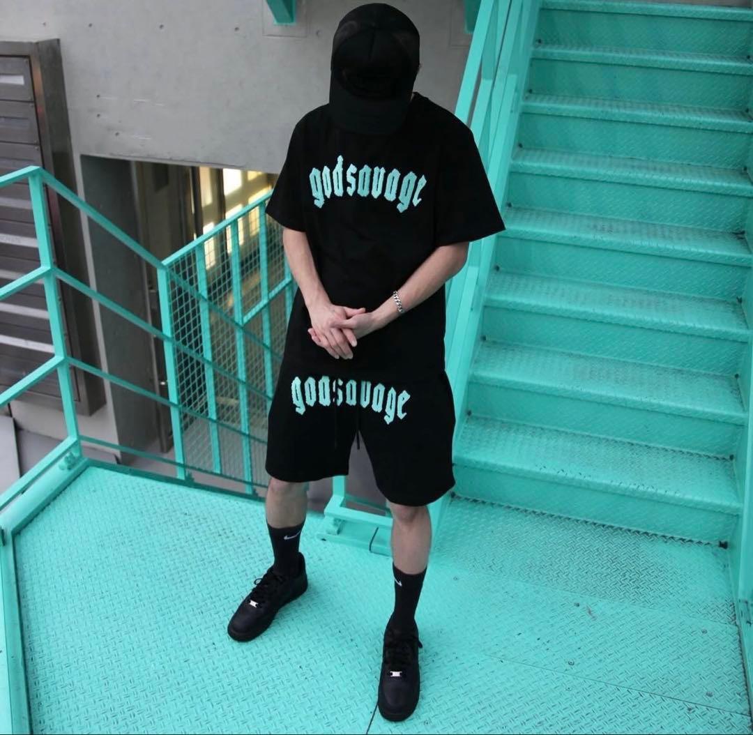 ‼️早い者勝ち‼️GODSAVAGE OG LOGO セットアップ