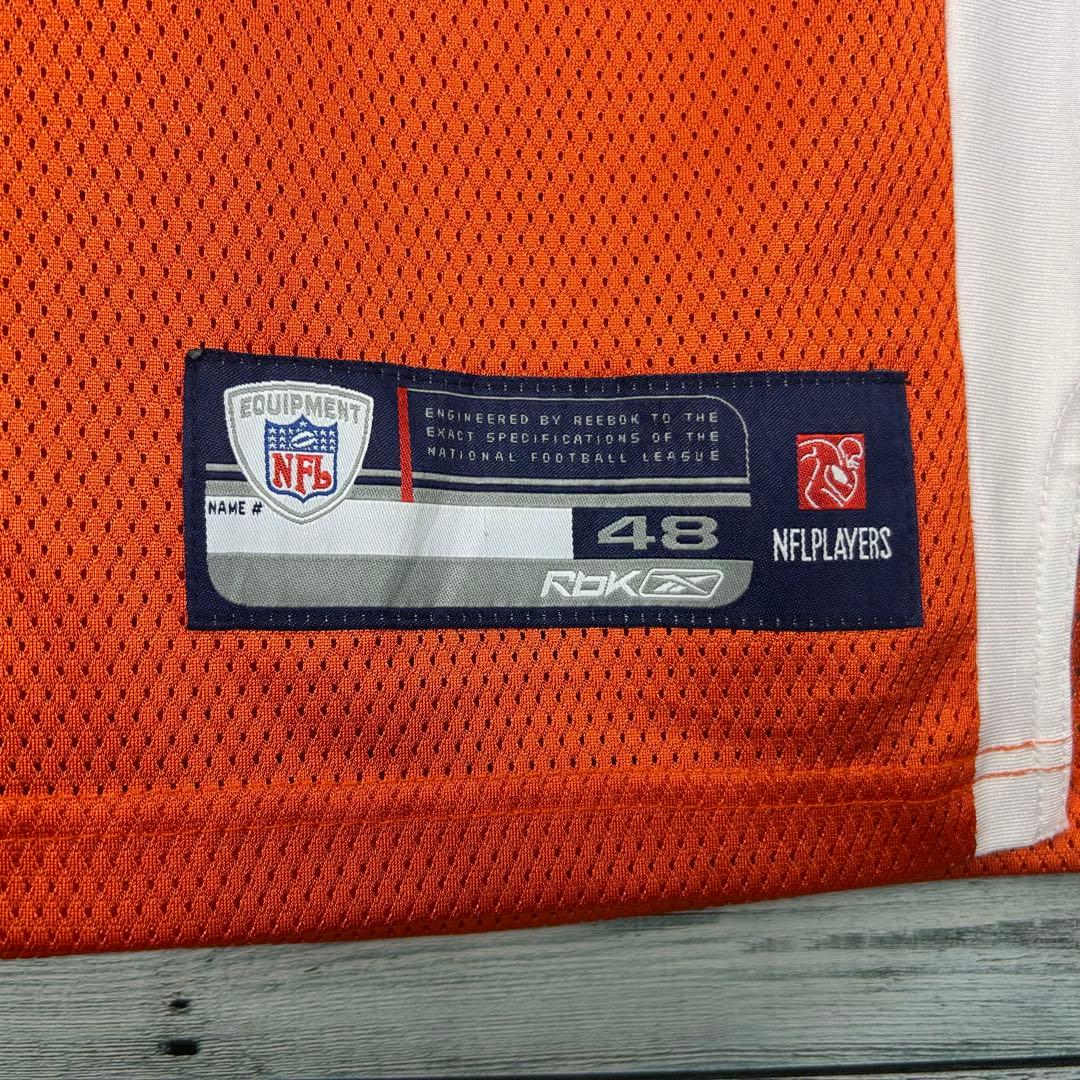 リーボック NFL 全刺繍 ベンガルズ アメフトゲームシャツ L相当 5274