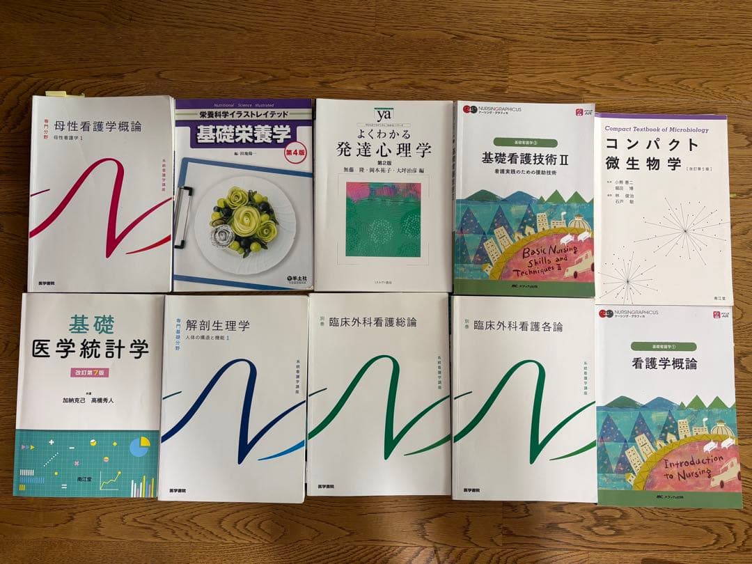 看護学生必須 教科書セット(19冊)