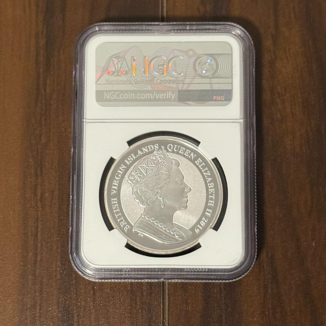大人気 ウナ＆ライオン 2019 銀貨 NGC PF69