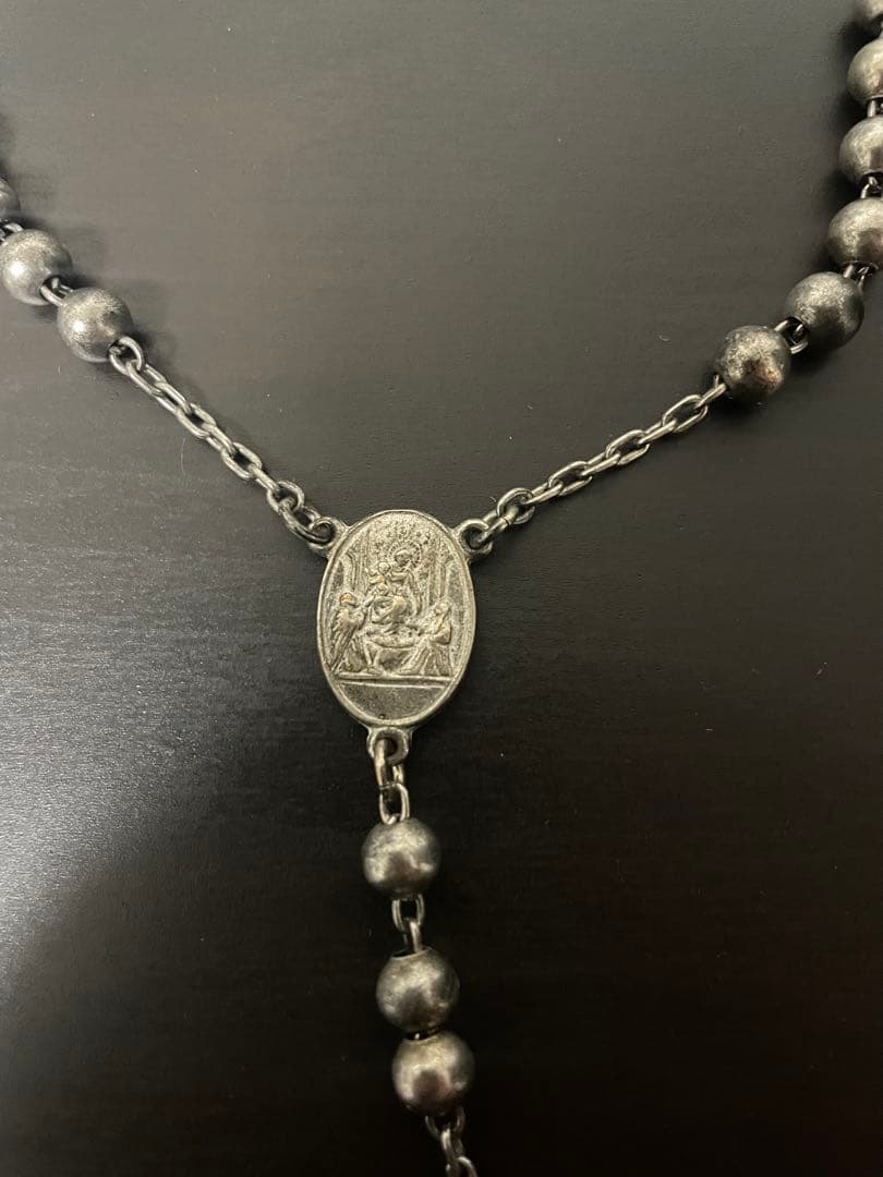 ドルチェアンドガッバーナ ロザリオ ネックレス シルバー925 D&G
