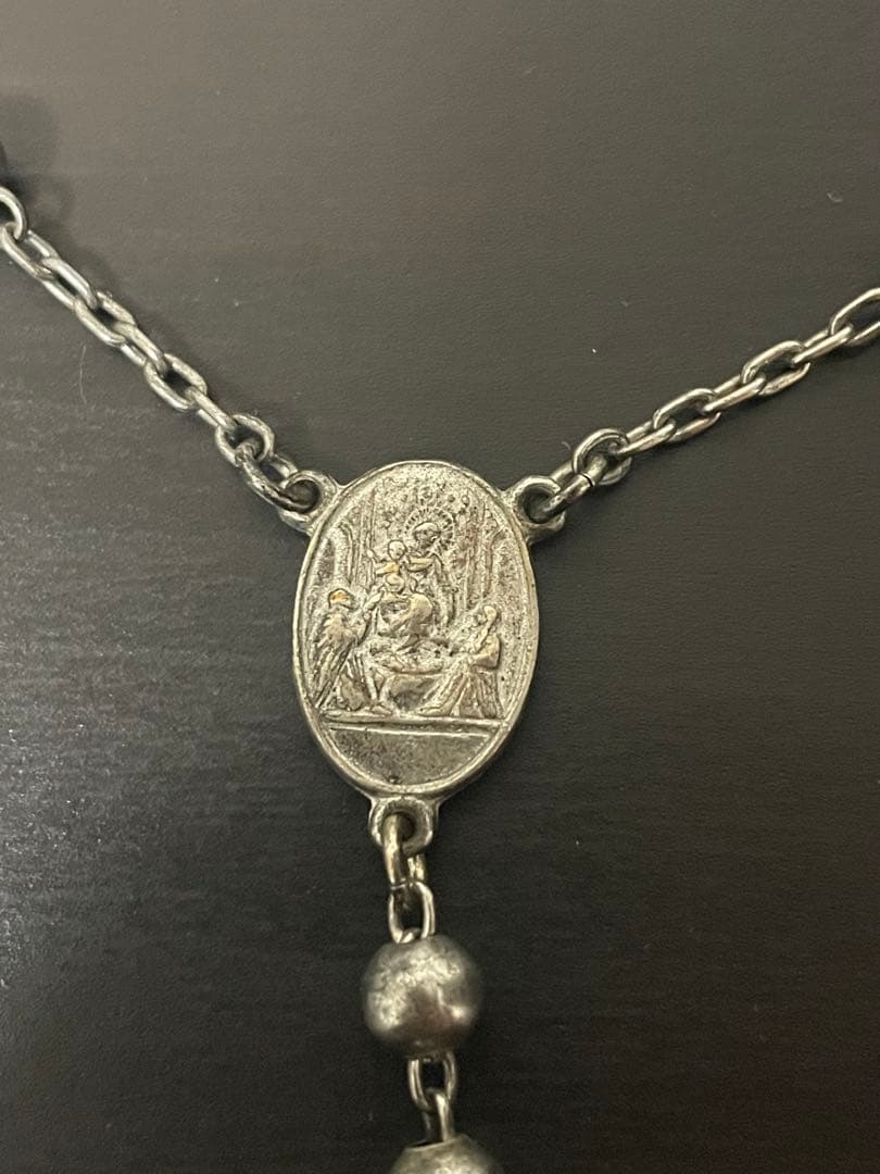 ドルチェアンドガッバーナ ロザリオ ネックレス シルバー925 D&G