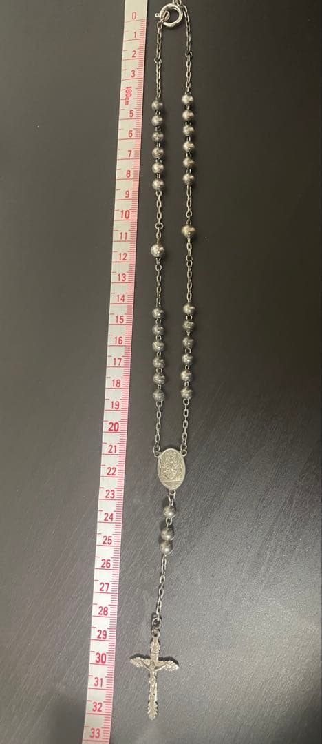 ドルチェアンドガッバーナ ロザリオ ネックレス シルバー925 D&G