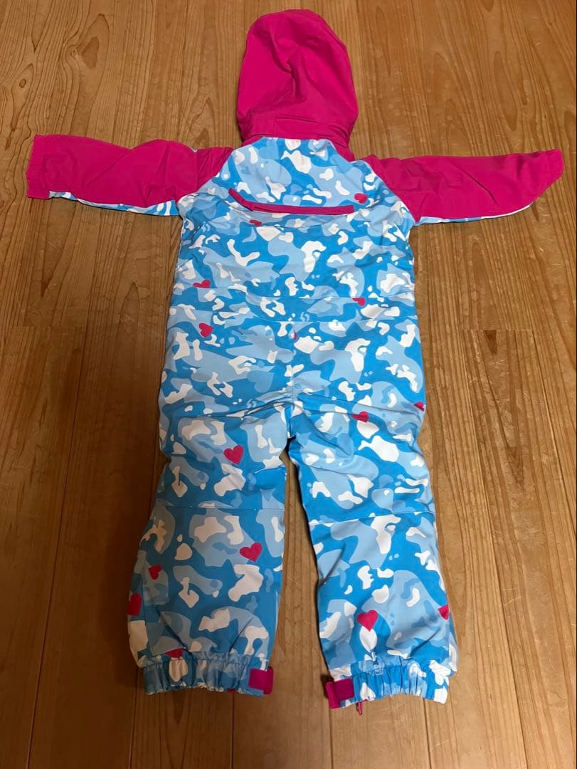 試着のみ NNOUM 子供用 フード付き スキー スノボー ウェア サイズ90
