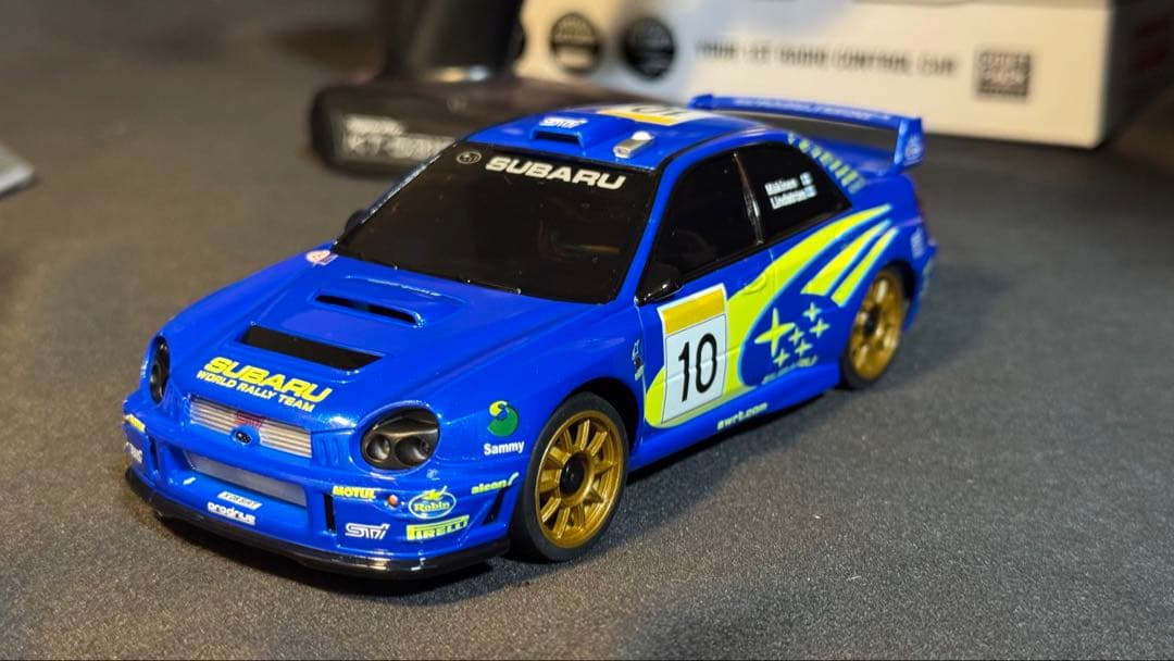 ミニッツAWD スバル インプレッサ WRC 2002 2回ほど走行 ボディ新品